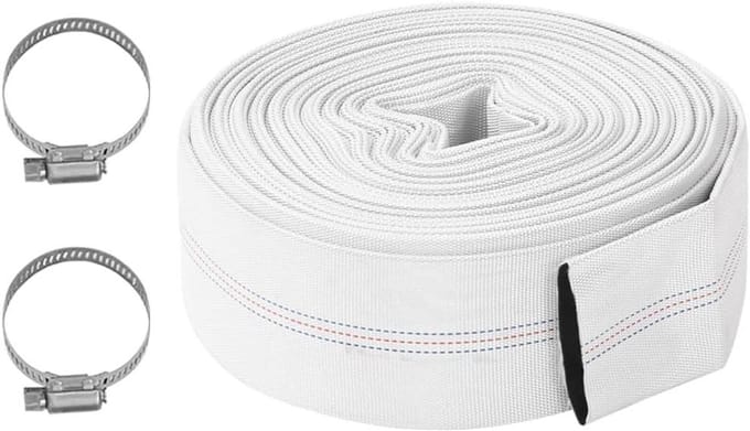 Brandslang - Waterslang Pompslang - Water Transport - Hoge Druk Bestendig - 30 Meter Lengte - Wit