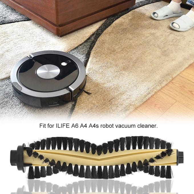 1 stuks Rollende Hoofdborstel Vervangingen voor ILIFE A6 A4 A4s Oude Versie Accessoires black