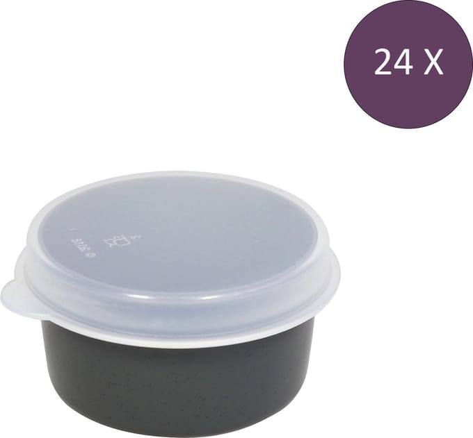 Sausbak, 30ml - Set van 24 inclusief deksel - Herbruikbaar - Move Dip - Koziol Move | Bio-Circulair