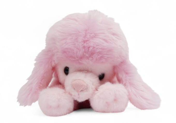 ONE LOVE Knuffel - Poedel Millie - 34Cm - Roze - 0 Jaar