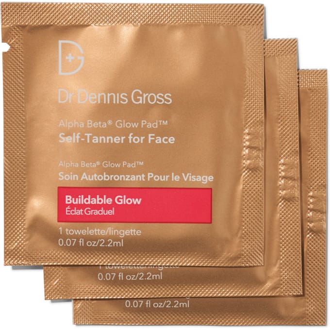 Dr. Dennis Gross Alpha Beta Glow Pad Self Tanner For Face 20 Pack
