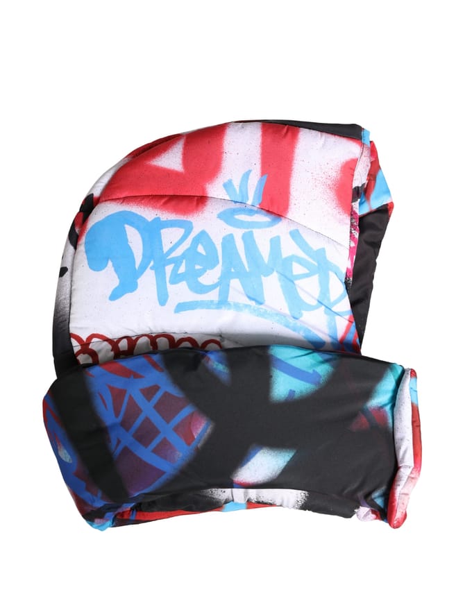 Dolce & Gabbana Graffiti Print Gevoerde Bucket Hat