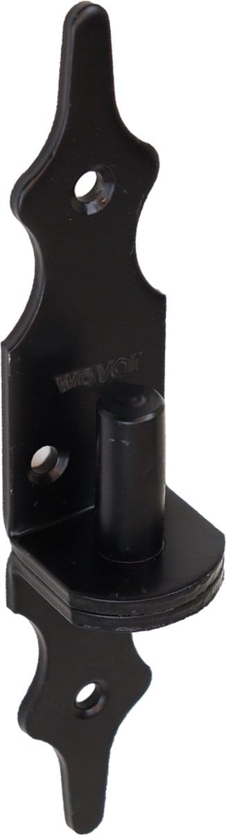 Wovar Plaatduimen Zwart Rustiek 16 mm | Per Stuk