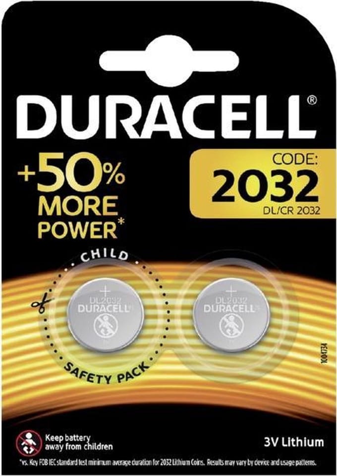 Batterij duracell 2032 lithium 2pack