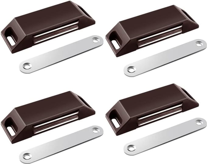 Zelfklevende magnetische deurvanger 4-pack voor kastdeuren en laden