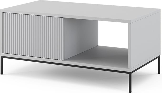 Vicco Eliza Salontafel – 90 x 50 cm Grijs