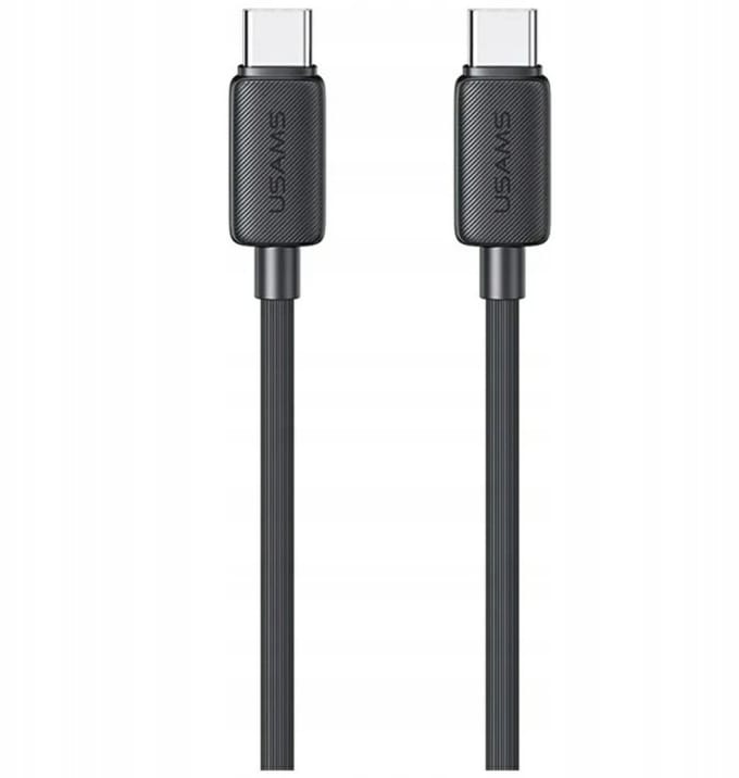 USAMS KY Serie - USB-C naar USB-C Kabel - 60W - 1m - Zwart
