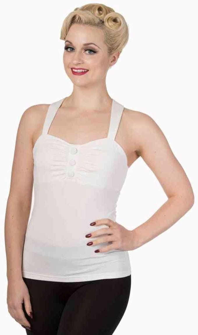 Dancing Days - THIS MOMENT Mouwloze top - XL - Wit