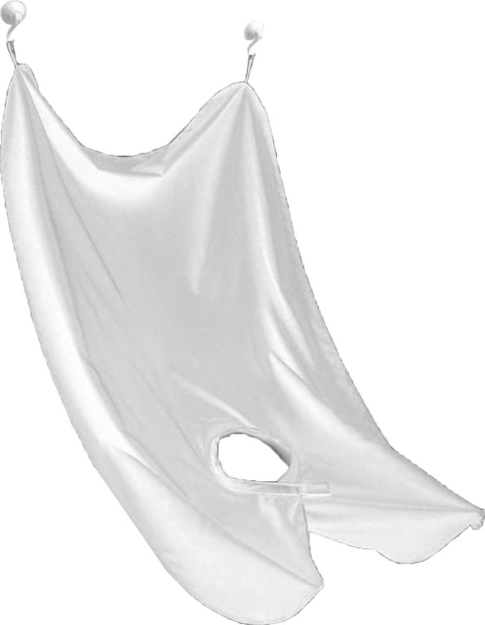 Baardschort Wit Beard Cape Baard Verzorging - Baard Schort Voor Scheren - Wit
