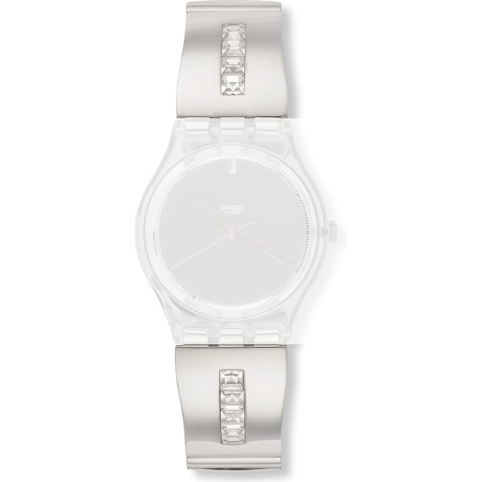 Swatch Plastic - Originals Medium (34mm) /Access/Solar/Musicall/Stop - G/SK/SL/SR/SS/SO28 AGK321B GK321 Waterdrops Small Horlogeband