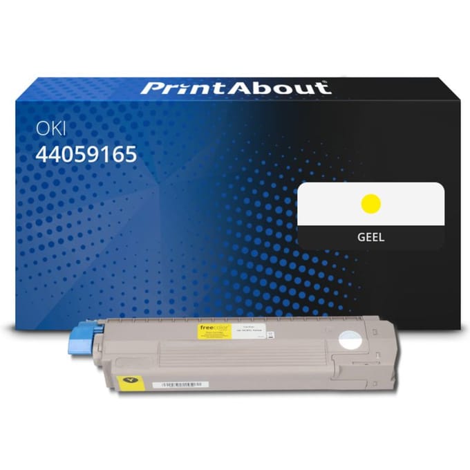 PrintAbout huismerk Toner 44059165 Geel Geschikt voor OKI