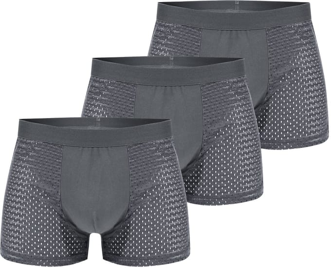 ALLTHEMEN Heren Onderbroek Slips - Mesh Boxershort - 3-Pack - S