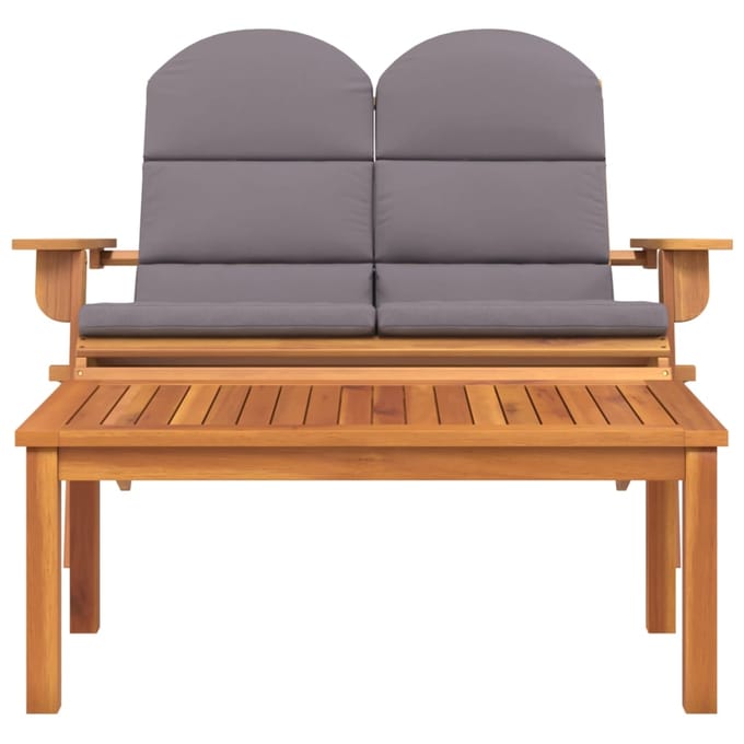 vidaXL - 2-delige - Loungeset - Adirondack - massief - acaciahout