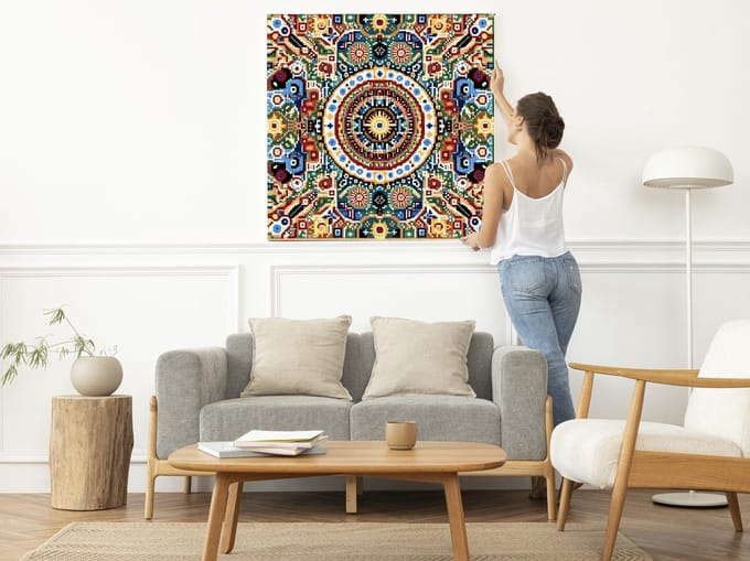 Kunstprint | Wanddecoratie | Dibond | 20 × 20 cm