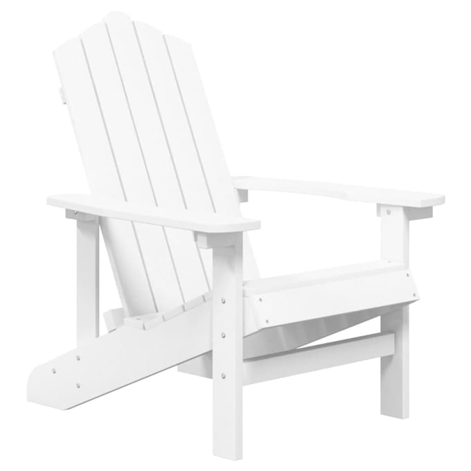 vidaXL - Tuinstoelen - 2 - st - Adirondack - HDPE - wit