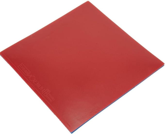 Tafeltennis Rubber - Ping Pong Bekleding - Allround Spelen - Verbeterde Spin Control - 2.2mm Spons - Rood