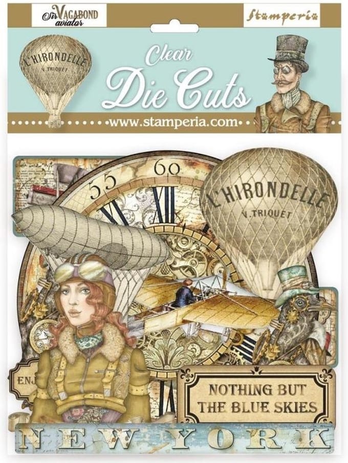 Stamperia - Sir Vagabond Aviator - Clear Die Cuts (DFLDCP27)