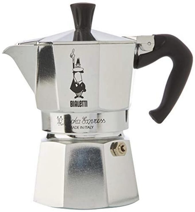 Moka Express Koffiezetter voor 3 Kops in Zilver