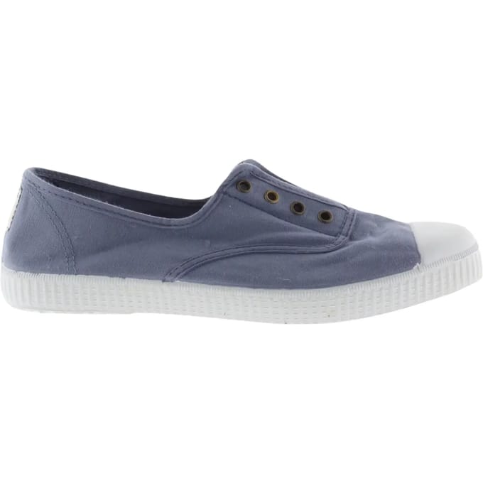 Damesschoenen met vetersluiting Victoria 1915 anglaise toile lavée