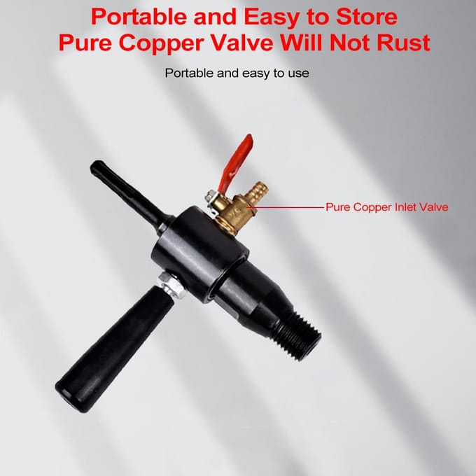 Marteau Électrique Injecteur d'Eau Bielle Dispositif d'Ajout d'Eau Conversion Appareil de Forage d'Eau Square Handle