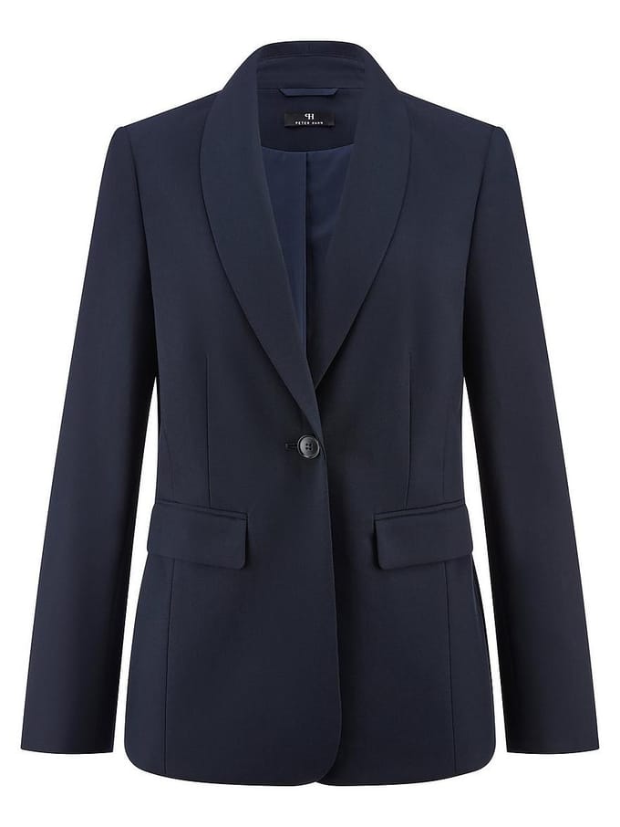 Blazer Van Peter Hahn blauw