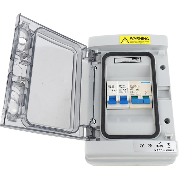 Waterdichte Verdeelkast ABS PC Stroomonderbreker Verdelingen Beschermingsdozen voor Garages 230V