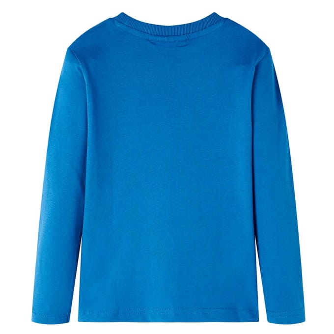 vidaXL - Kindershirt - met - lange - mouwen - 116 - petrol