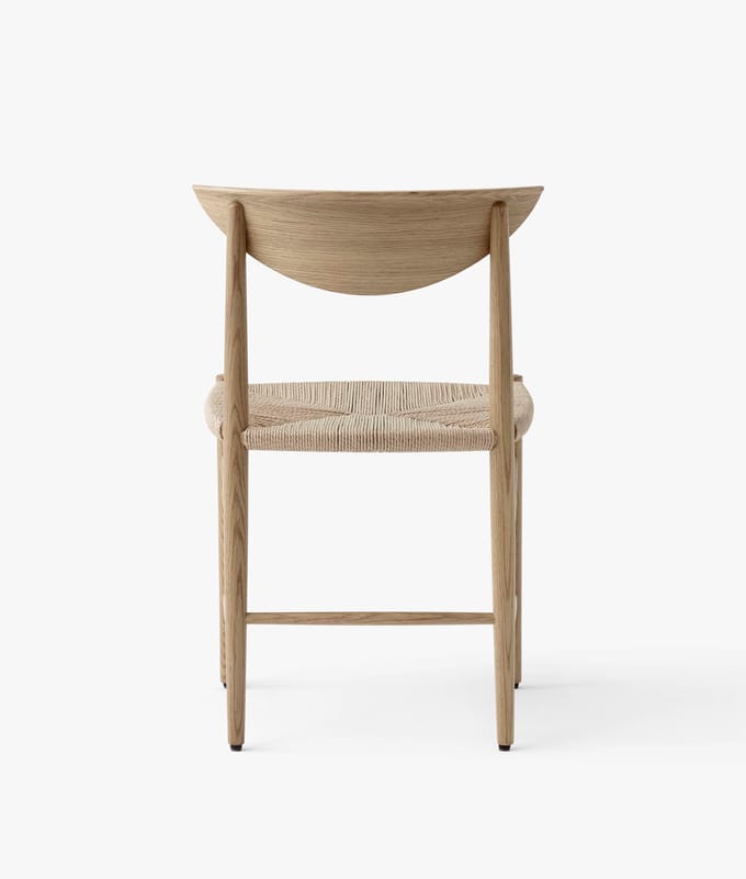 &Tradition Drawn HM3 Stoel - white oiled oak