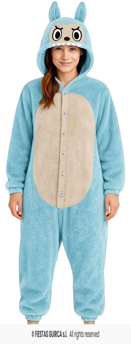 Lulu Monster Onesie Vrouw Blauw