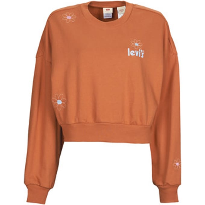 Levis  Sweaters GRAPHIC CROP PRISM CREW