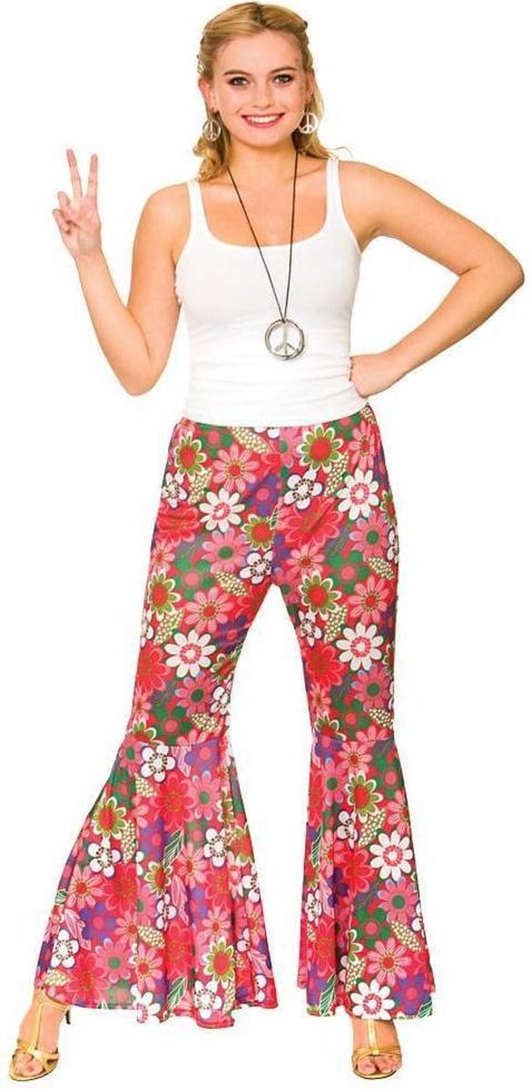 Disco hippie broek voor dames