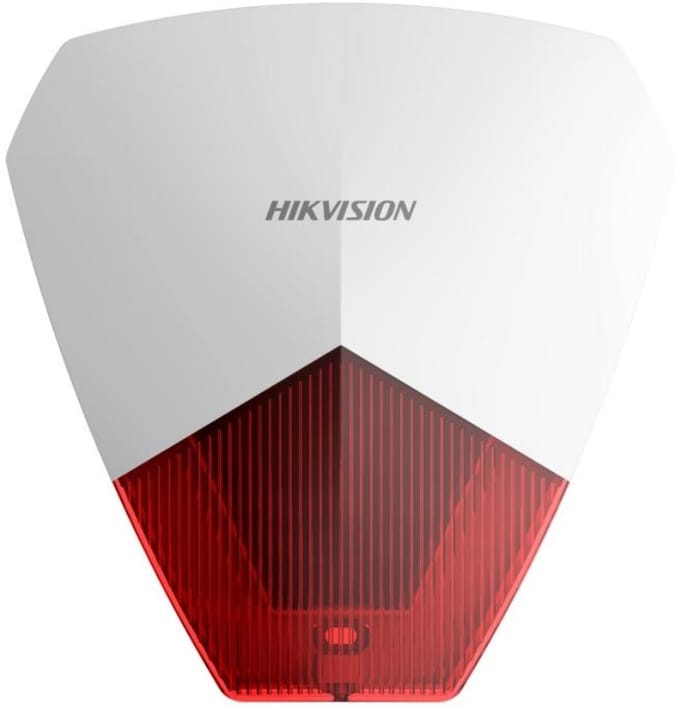 Hikvision DS-PS1-R Bekabelde Sirene met Rode Flits