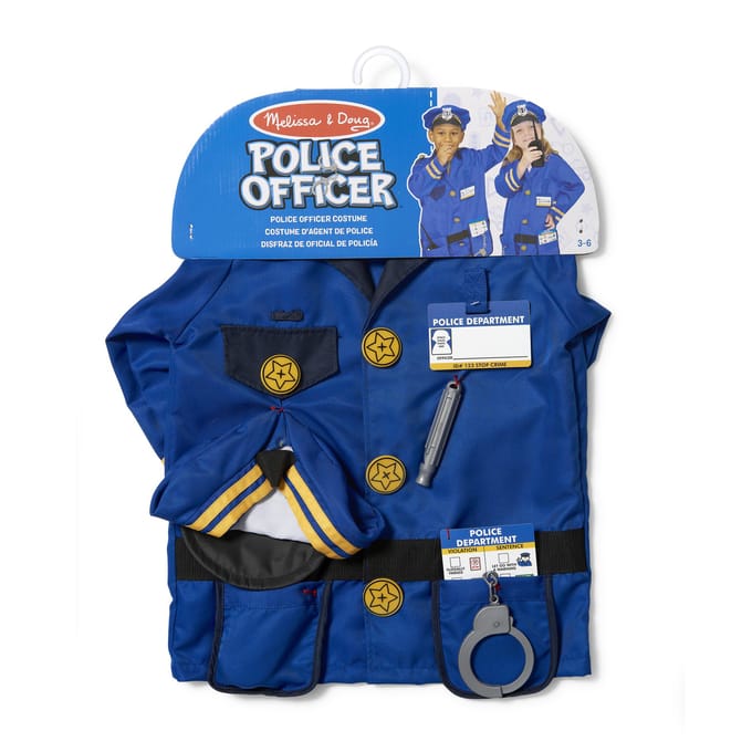 Melissa & Doug – Verkleedset politie – Inclusief walkietalkie met geluid