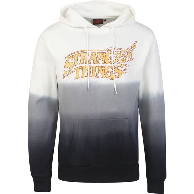 Stranger Things Trui met capuchon - Hellfire Club - M - voor Mannen - zwart-wit