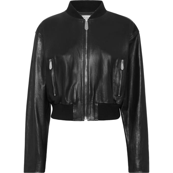 Leren Bomber Signature