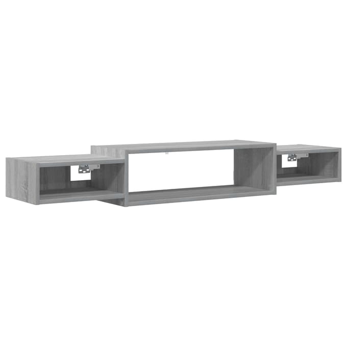 vidaXL - Wand - gemonteerd - TV - Kast - Muurmontage - Grijs - Sonoma