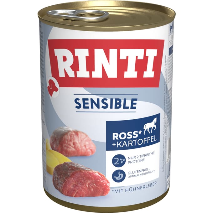 Rinti Sensible 6 x 400 g - Rund, Kippenlever en Aardappel