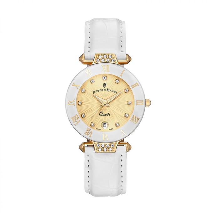 JACQUES du MANOIR RCP.69 Dames Horloge 33mm Swiss-Made