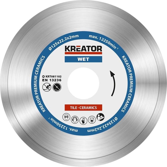 Kreator KRT081102 Diamantschijf D125 Premium nat