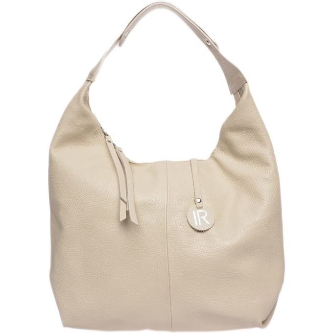 Isabella Rhea Beige Rundleer Tas