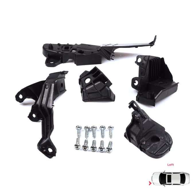 BHL569-1 Support de réparation de support de phare Ensemble d'onglets côté gauche pour Renault Clio MK5 B7 BF 2019-On 260E70544R