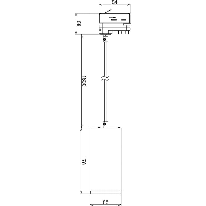 Deko-Light LED hanglamp Lucea 3-fasen 20W wit