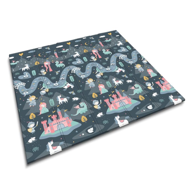 Opvouwbare speelmat - schuim - 200x180x1 cm