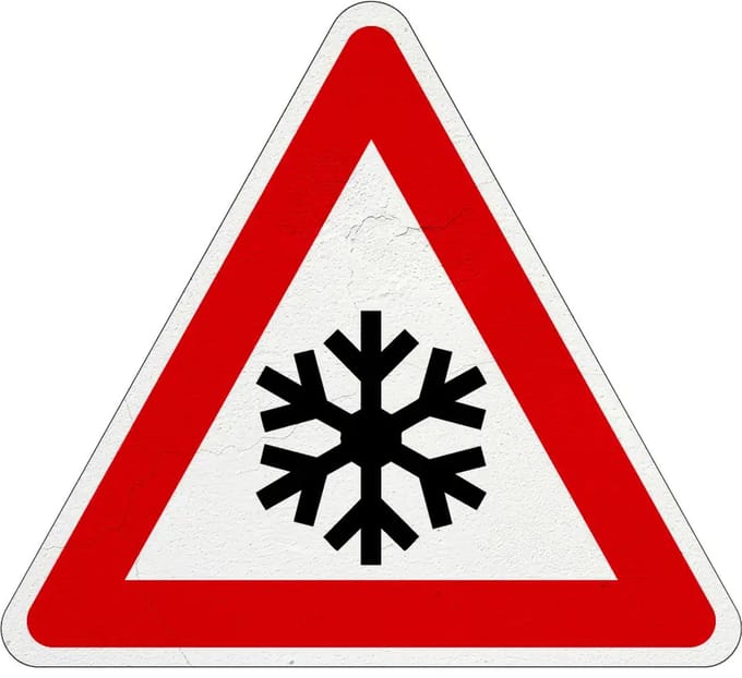 Sneeuw bord - J36 | Sign Again materiaal | 20 cm