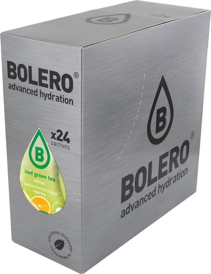 Bolero Iced Green Tea (24x8g) Citrus - Intra- & Post-Workout - Intra-Workout