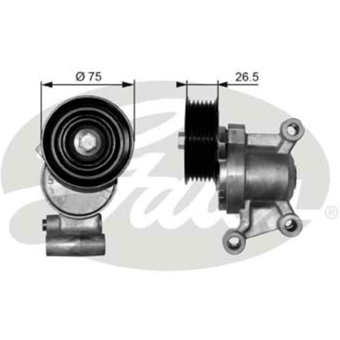 Spanpoelie, V-riem GATES T38357