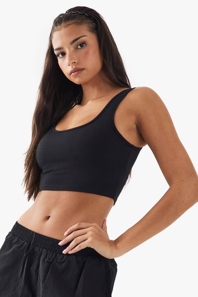 Dames DSGN Studio Ultra Sculpt Gevoerde Sportbeha | Black | Maat: XS