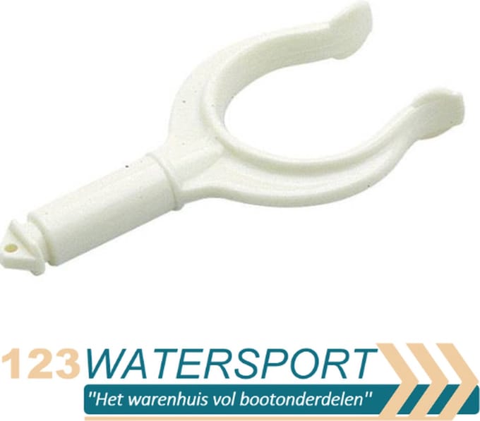 Roeidollen kunststof - Wit - 56mm - Per stuk