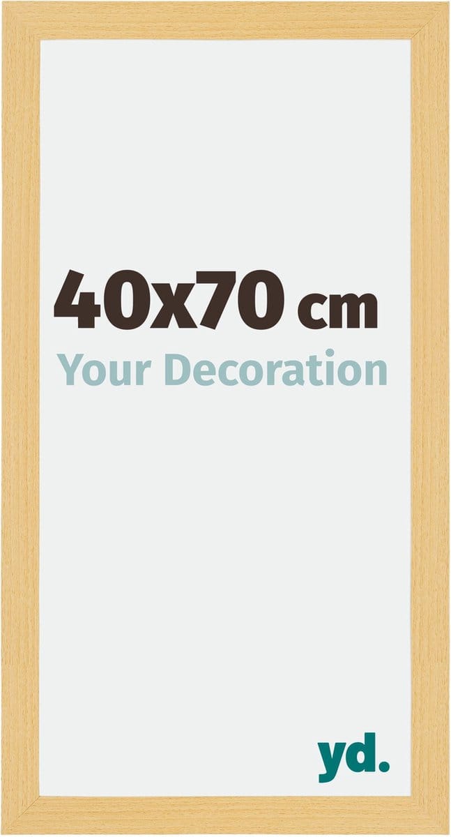 Your Decoration - Fotolijst 40x70 cm - MDF - Beuken Decor - Mura