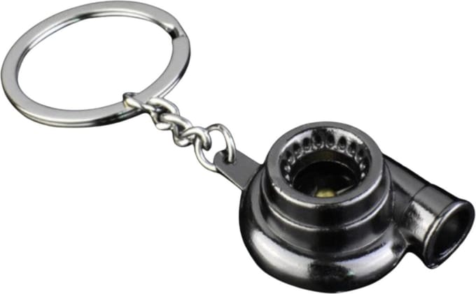 New Age Devi - Metalen Sleutelhanger voor Auto - Turbo